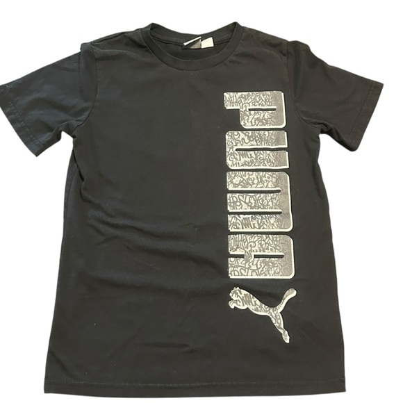 Puma Other - Puma‎ Kids Black Tee with Silver Logo